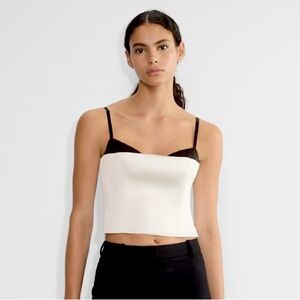 NWT Aritzia Hypnotize Satin Bustier Corset Top